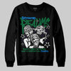 Jordan 12 Bucks DopeSkill Sweatshirt Distorted Realms Graphic Streetwear - Black