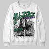 Jordan 12 Bucks DopeSkill Sweatshirt No Money No Lust Graphic Streetwear - White