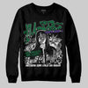 Jordan 12 Bucks DopeSkill Sweatshirt No Money No Lust Graphic Streetwear - Black