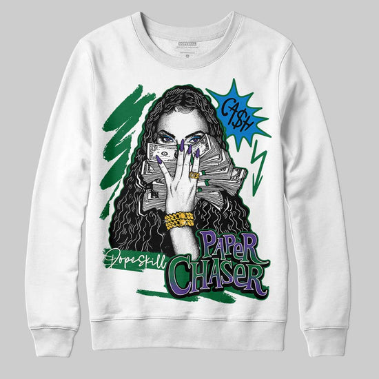 Jordan 12 Bucks DopeSkill Sweatshirt NPC Graphic Streetwear - White