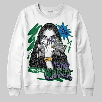Jordan 12 Bucks DopeSkill Sweatshirt NPC Graphic Streetwear - White
