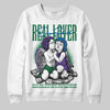 Jordan 12 Bucks DopeSkill Sweatshirt Real Lover Graphic Streetwear - White