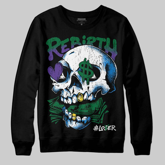 Jordan 12 Bucks DopeSkill Sweatshirt Rebirth Graphic Streetwear - Black