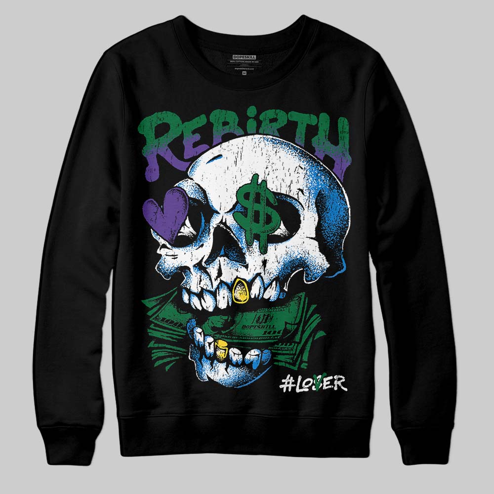 Jordan 12 Bucks DopeSkill Sweatshirt Rebirth Graphic Streetwear - Black