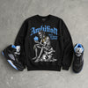 Black University Blue 5s DopeSkill Sweatshirt Ambition Graphic