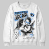Jordan 5 Black University Blue DopeSkill Sweatshirt Certified Lover Graphic Streetwear - White