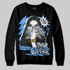 Jordan 5 Black University Blue DopeSkill Sweatshirt NPC Graphic Streetwear - black