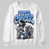 Jordan 5 Black University Blue DopeSkill Sweatshirt Paper Chaser Boy Graphic Streetwear - White 