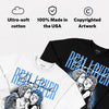 Black University Blue 5s DopeSkill Sweatshirt Real Lover Graphic