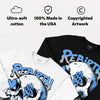 Black University Blue 5s DopeSkill Sweatshirt Rebirth Graphic