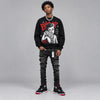 Bred 4s DopeSkill Sweatshirt Boss Up Graphic
