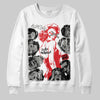 Jordan 4 Bred DopeSkill Sweatshirt Built Different Graphic Streetwear - White