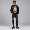 Bred 4s DopeSkill Sweatshirt Built Different Graphic