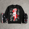 Bred 4s DopeSkill Sweatshirt Built Different Graphic