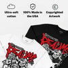 Bred 4s DopeSkill Sweatshirt Distorted Realms Graphic