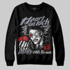 Jordan 4 Bred DopeSkill Sweatshirt Heart On Lock Graphic Streetwear - Black
