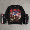 Bred 4s DopeSkill Sweatshirt Money Flies Graphic