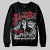 Jordan 4 Bred DopeSkill Sweatshirt No Money No Lust Graphic Streetwear - Black