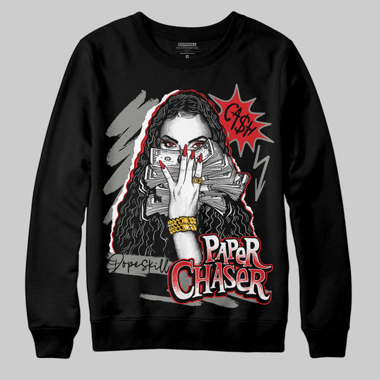 Jordan 4 Bred DopeSkill Sweatshirt NPC Graphic Streetwear - Black