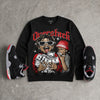 Bred 4s DopeSkill Sweatshirt Overstack Graphic