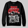 Jordan 4 Bred DopeSkill Sweatshirt Paper Chaser Boy Graphic Streetwear - Black
