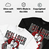 Bred 4s DopeSkill Sweatshirt Real Lover Graphic