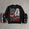 Bred 4s DopeSkill Sweatshirt Real Ones Move In Silence Graphic