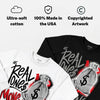 Bred 4s DopeSkill Sweatshirt Real Ones Move In Silence Graphic
