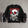 Bred 4s DopeSkill Sweatshirt Rebirth Graphic