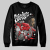 Jordan 4 Bred DopeSkill Sweatshirt Stressless Graphic Streetwear - Black