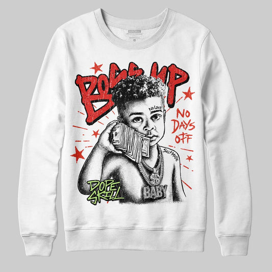 Jordan 5 Retro OG "Halloween" DopeSkill Sweatshirt Boss Up Graphic Streetwear - White