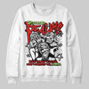Jordan 5 Retro OG "Halloween" DopeSkill Sweatshirt Distorted Realms Graphic Streetwear - White