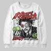 Jordan 5 Retro OG "Halloween" DopeSkill Sweatshirt Heart On Lock Graphic Streetwear - White