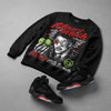 Halloween 5s DopeSkill Sweatshirt Heart On Lock Graphic