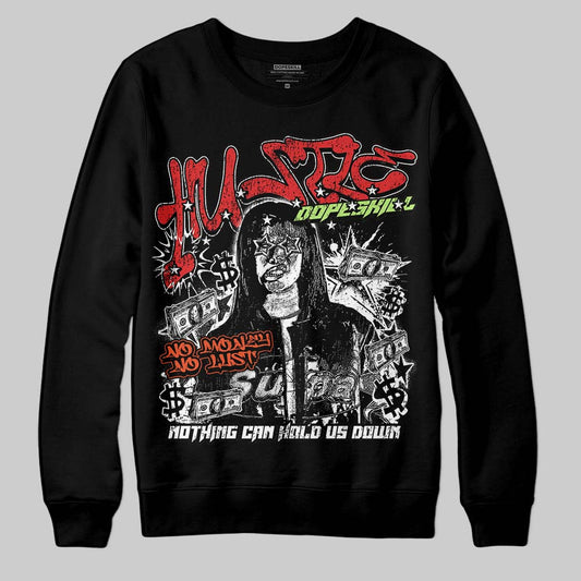 Jordan 5 Retro OG "Halloween" DopeSkill Sweatshirt No Money No Lust Graphic Streetwear - Black