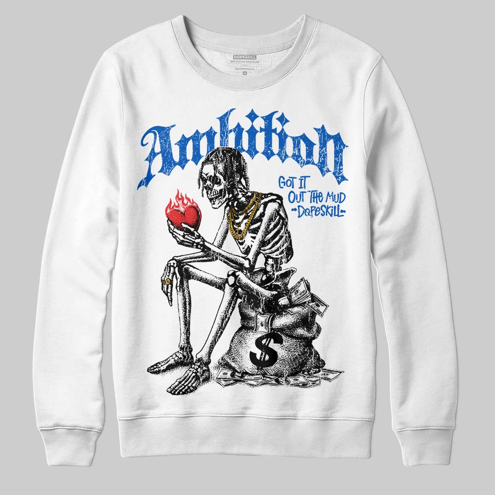 Jordan 11 "Space Jam" (2026) DopeSkill Sweatshirt Ambition Graphic Streetwear - White
