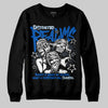 Jordan 11 "Space Jam" (2026) DopeSkill Sweatshirt Distorted Realms Graphic Streetwear - Black