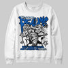 Jordan 11 "Space Jam" (2026) DopeSkill Sweatshirt Distorted Realms Graphic Streetwear - White