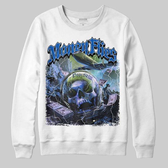 Jordan 11 "Space Jam" (2026) DopeSkill Sweatshirt Money Flies Graphic Streetwear - White