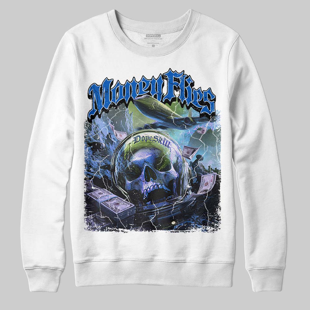 Jordan 11 "Space Jam" (2026) DopeSkill Sweatshirt Money Flies Graphic Streetwear - White
