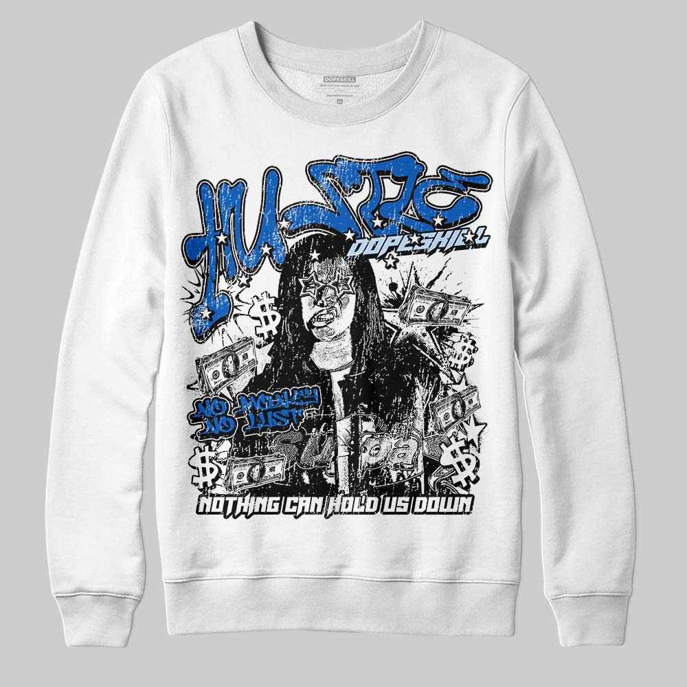 Jordan 11 "Space Jam" (2026) DopeSkill Sweatshirt No Money No Lust Graphic Streetwear - White