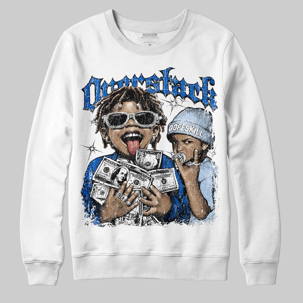 Jordan 11 "Space Jam" (2026) DopeSkill Sweatshirt Overstack Graphic Streetwear - White