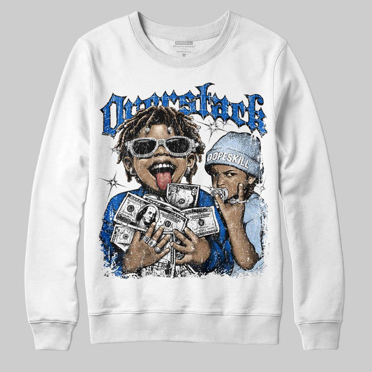 Jordan 11 "Space Jam" (2026) DopeSkill Sweatshirt Overstack Graphic Streetwear - White