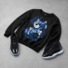 Space Jam 11s 2026 DopeSkill Sweatshirt Smile Through The Pain Graphic