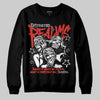 Jordan 4 Toro Bravo DopeSkill Sweatshirt Distorted Realms Graphic Streetwear - Black