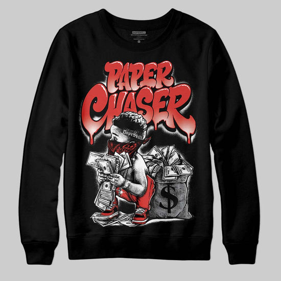 Jordan 4 Toro Bravo DopeSkill Sweatshirt Paper Chaser Boy Graphic Streetwear - Black