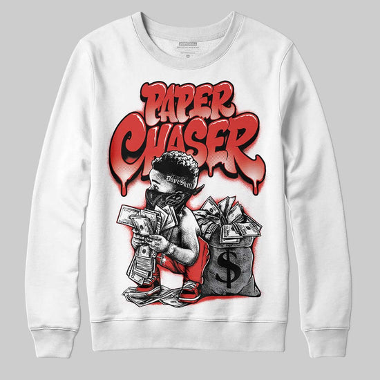 Jordan 4 Toro Bravo DopeSkill Sweatshirt Paper Chaser Boy Graphic Streetwear - White