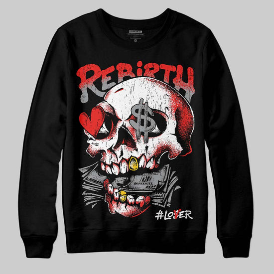 Jordan 4 Toro Bravo DopeSkill Sweatshirt Rebirth Graphic Streetwear - Black