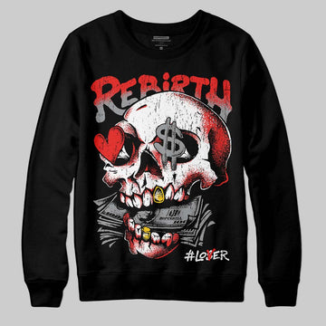Jordan 4 Toro Bravo DopeSkill Sweatshirt Rebirth Graphic Streetwear - Black