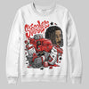 Jordan 4 Toro Bravo DopeSkill Sweatshirt Stressless Graphic Streetwear - White 